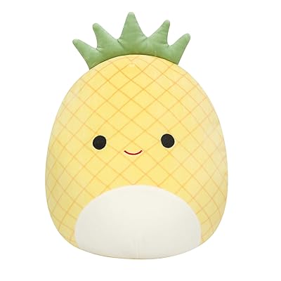 Squishmallows Official Kellytoy Plush 16" Maui The Pineapple - Ultrasoft Stuffed Animal Plush Toy,Multi