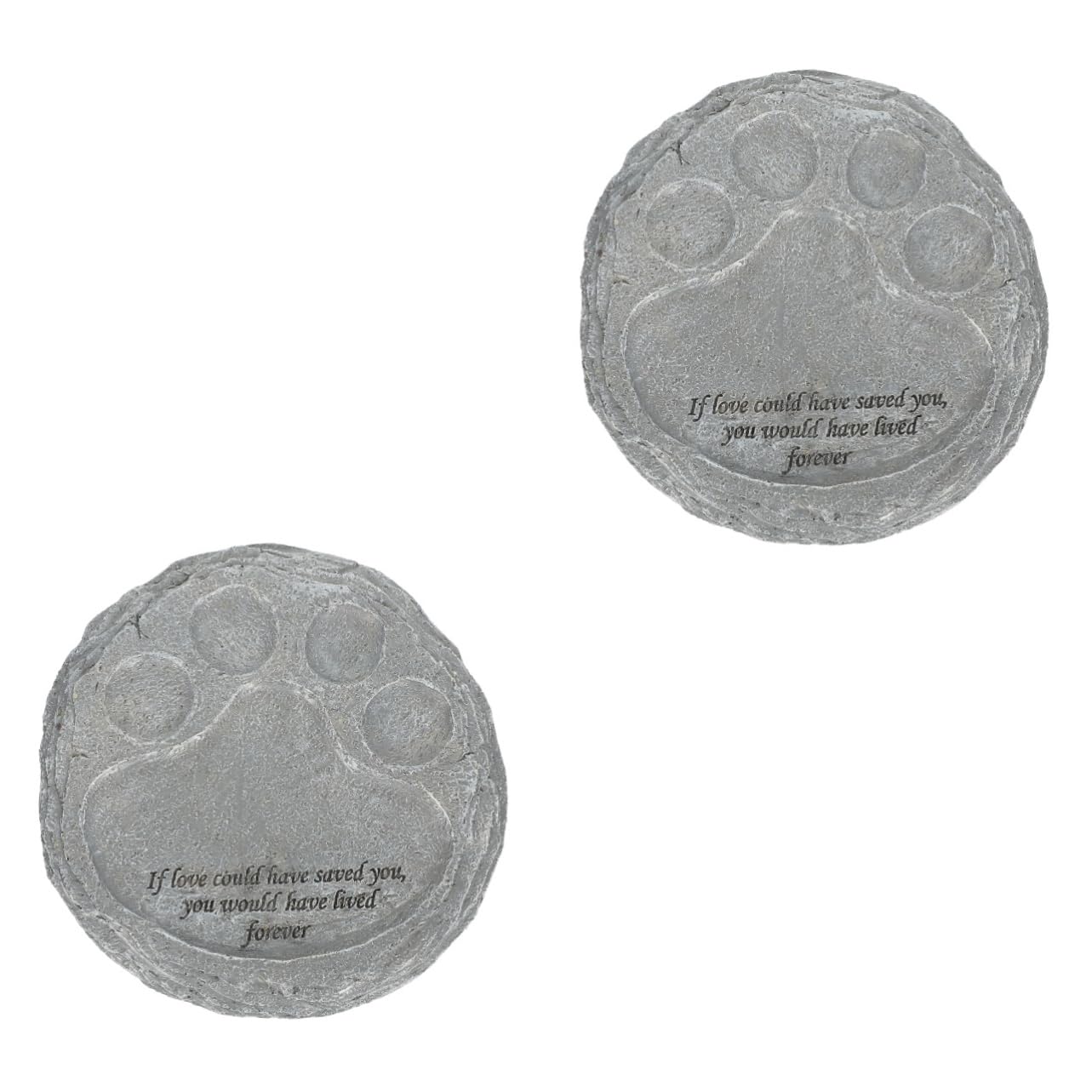 Angoily 2 Piezas Tumba Conmemorativa Piedra Conmemorativa del Perro lápida de Mascota del Parque Gato lápida del Perro del Patio lápida de Perro de Resina Exterior lápida sepulcral Animal