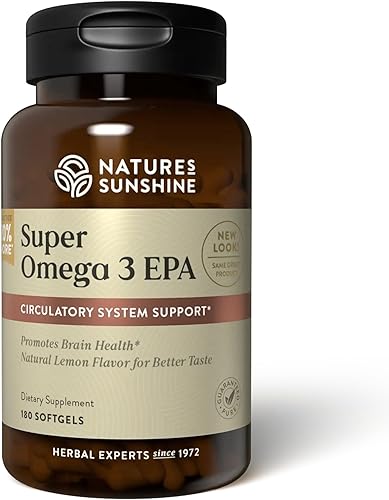 Nature's Sunshine Super Omega-3 EPA 180 cápsulas blandas