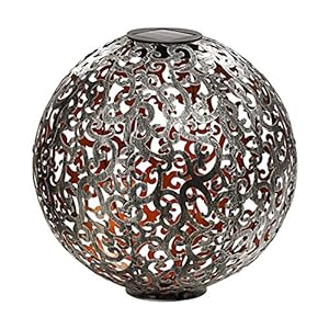 Dehner Zonnebol Luanda, Ø 40 cm, metaal, zilver/koper