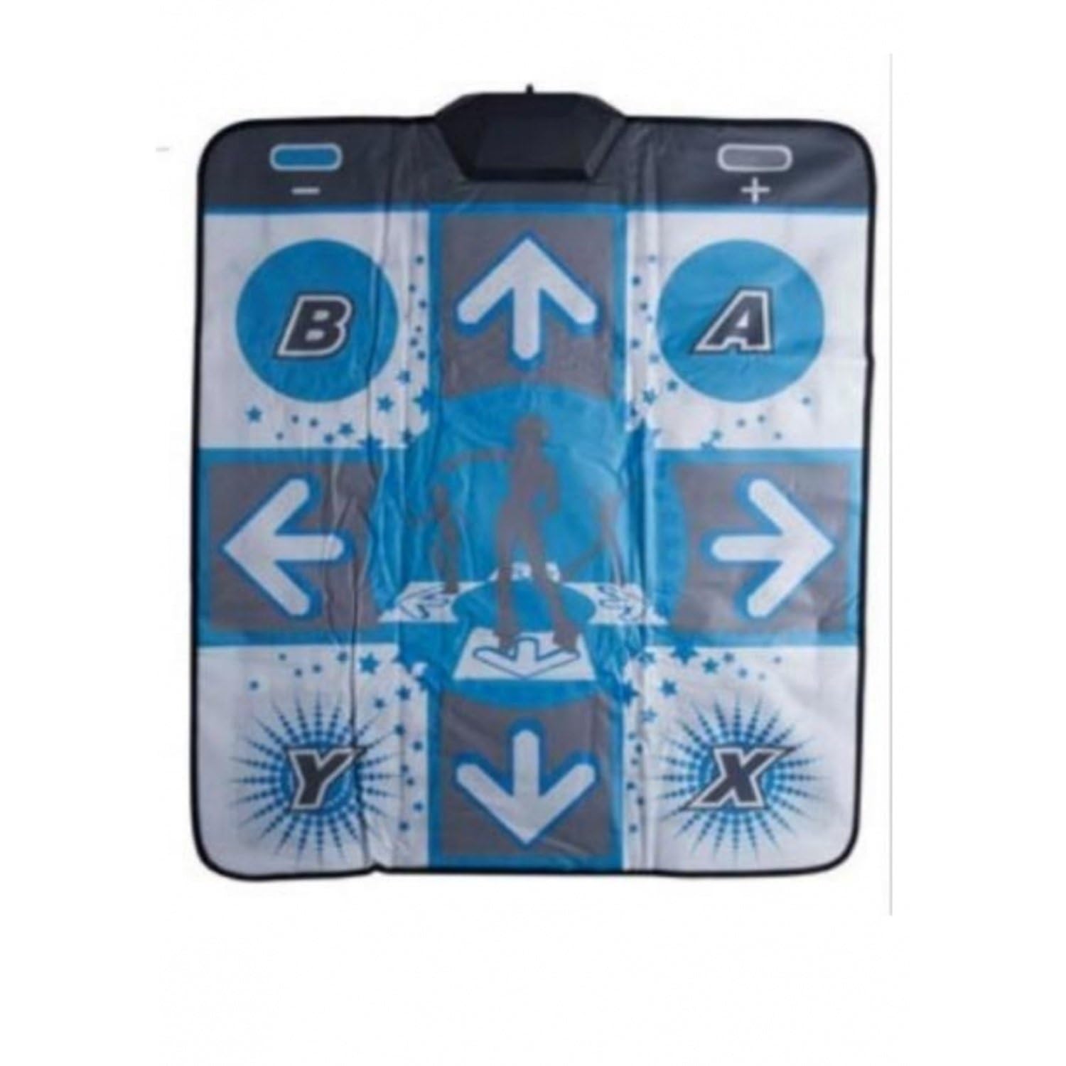 SATKIT Pista de Baile USB para PC Alfombra DDR 81x91 cm Antideslizante Plegable Plug and Play Compatible con Dance Dance Revolution Stepmania In The Groove