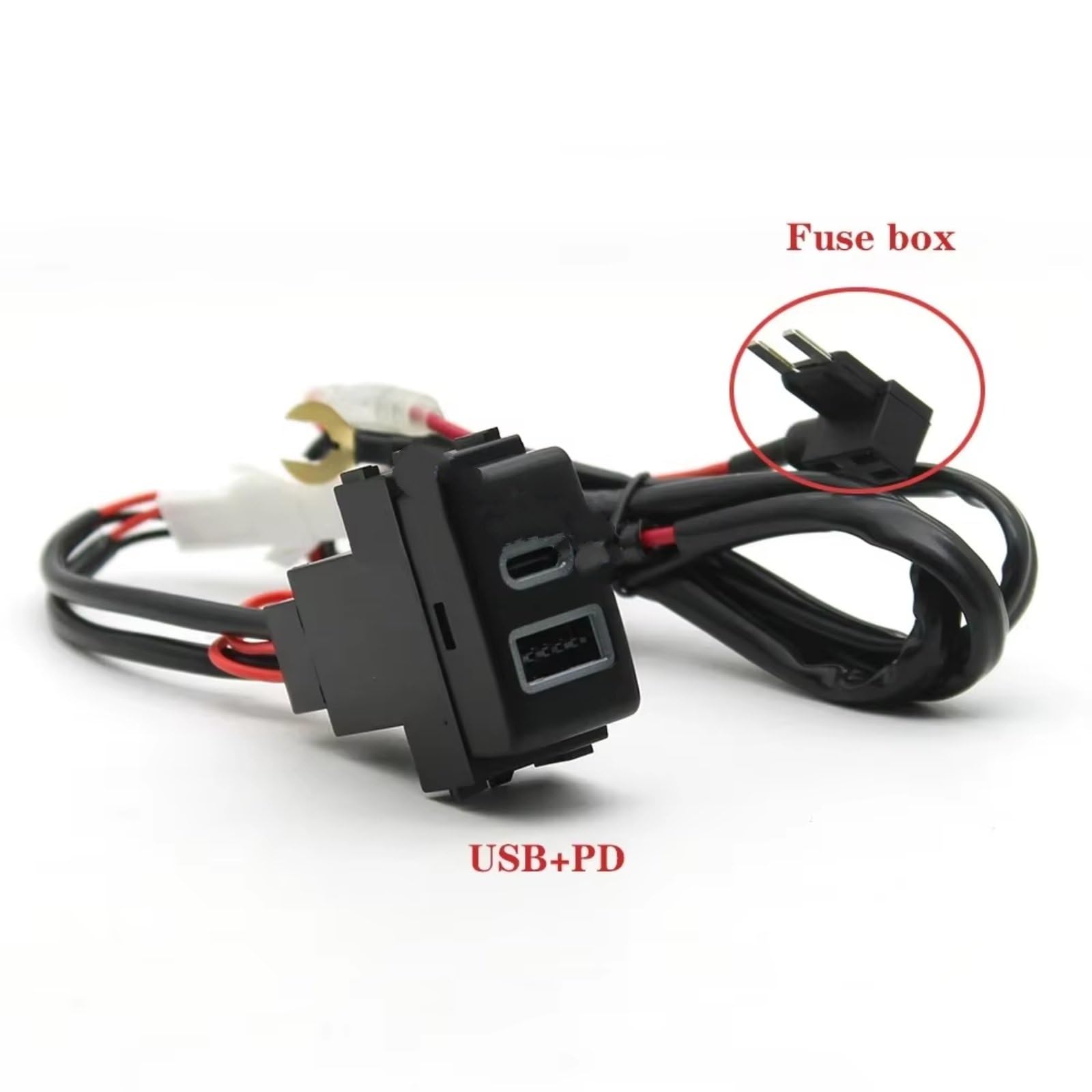 Puerto USB Consola Central Compatible Con Nissan Para Qashqai Para Tiida Para Teana Coche Rápido Cargador Para TYPE-C Adaptador Enchufe PD Puerto USB