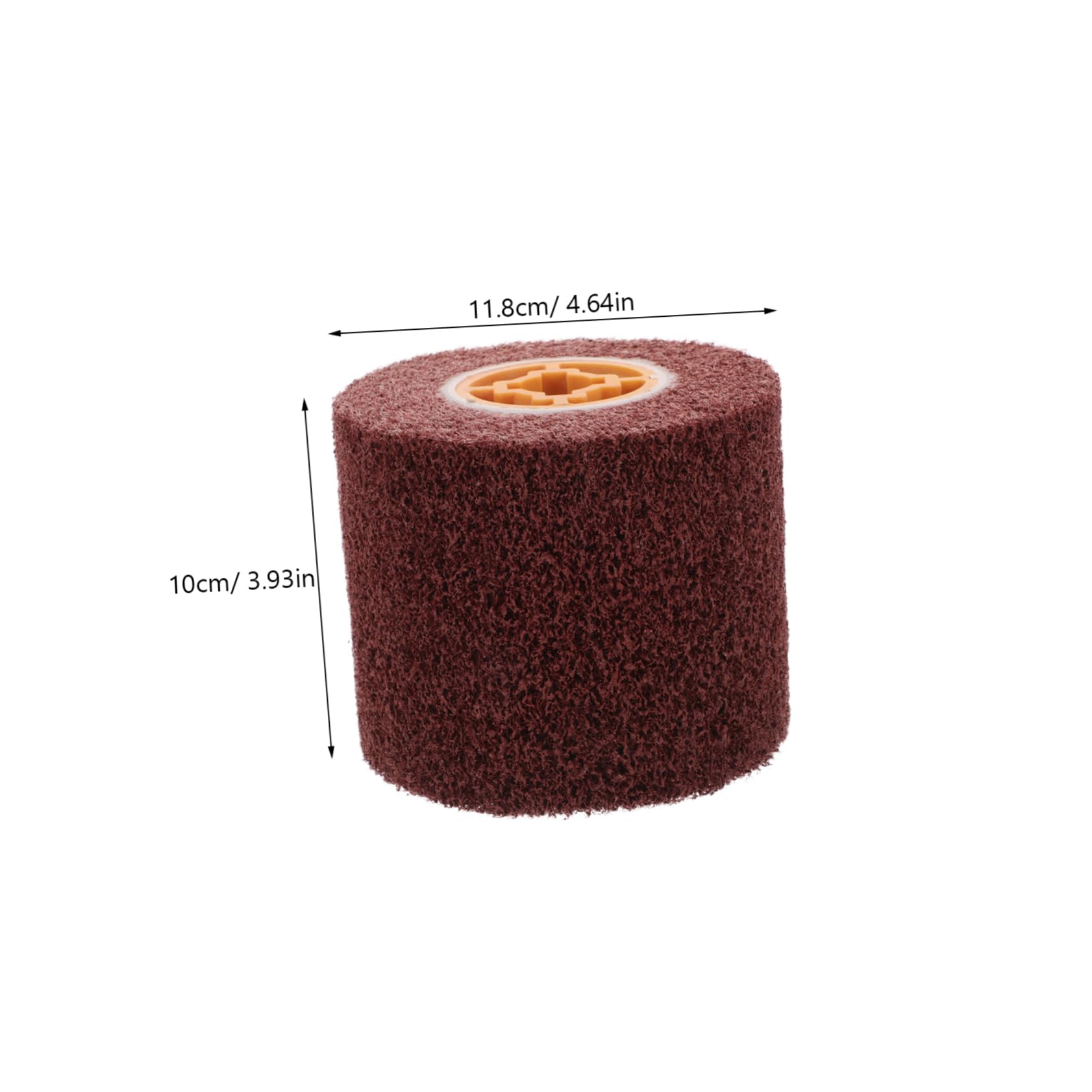 Cabilock 120x100mm Wire Drawing Machine Polishing Wheel Stainless Steel Abrasive Buffing Burnishing Brush