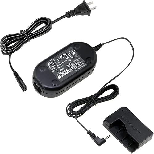 Glorich ACK-E15 Kit de adaptador de corriente alterna de repuesto para cámaras Canon EOS Rebel SL1/100D DSLR