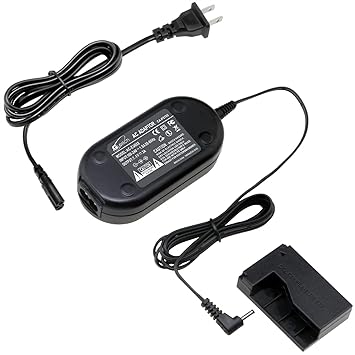 Glorich ACK-E15 replacement AC Power Adapter / Charger kit for Canon EOS Rebel SL1 / 100D DSLR Cameras