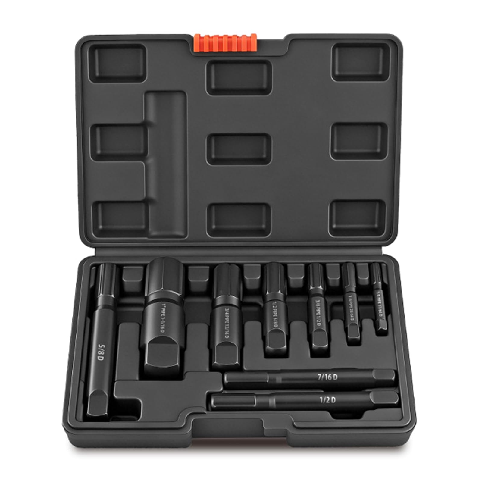 Tsophreniq Steel Break Pipe Removal Tool Set With Storage Box For Maintenance Damaged Extractor Set Home Workplace Equipment
