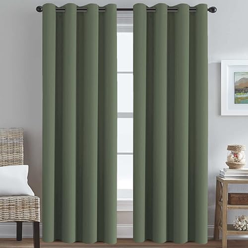 H.VERSAILTEX - Cortinas opacas de alta calidad con aislamiento térmico para dormitorio o sala de estar, con ojales clásicos en la parte superior (2 H.VERSAILTEX - Cortinas opacas de alta calidad con aislamiento térmico para dormitorio o sala de estar, con ojales clásicos en la parte superior (2