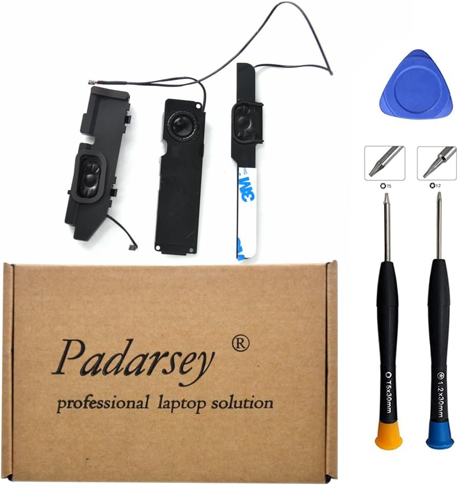 Padarsey Replacement Internal Right & Left Speaker L & R Speakers Set Compatible for MacBook Pro 13" A1278 (Early 2011, Late 2011 & Mid 2012)