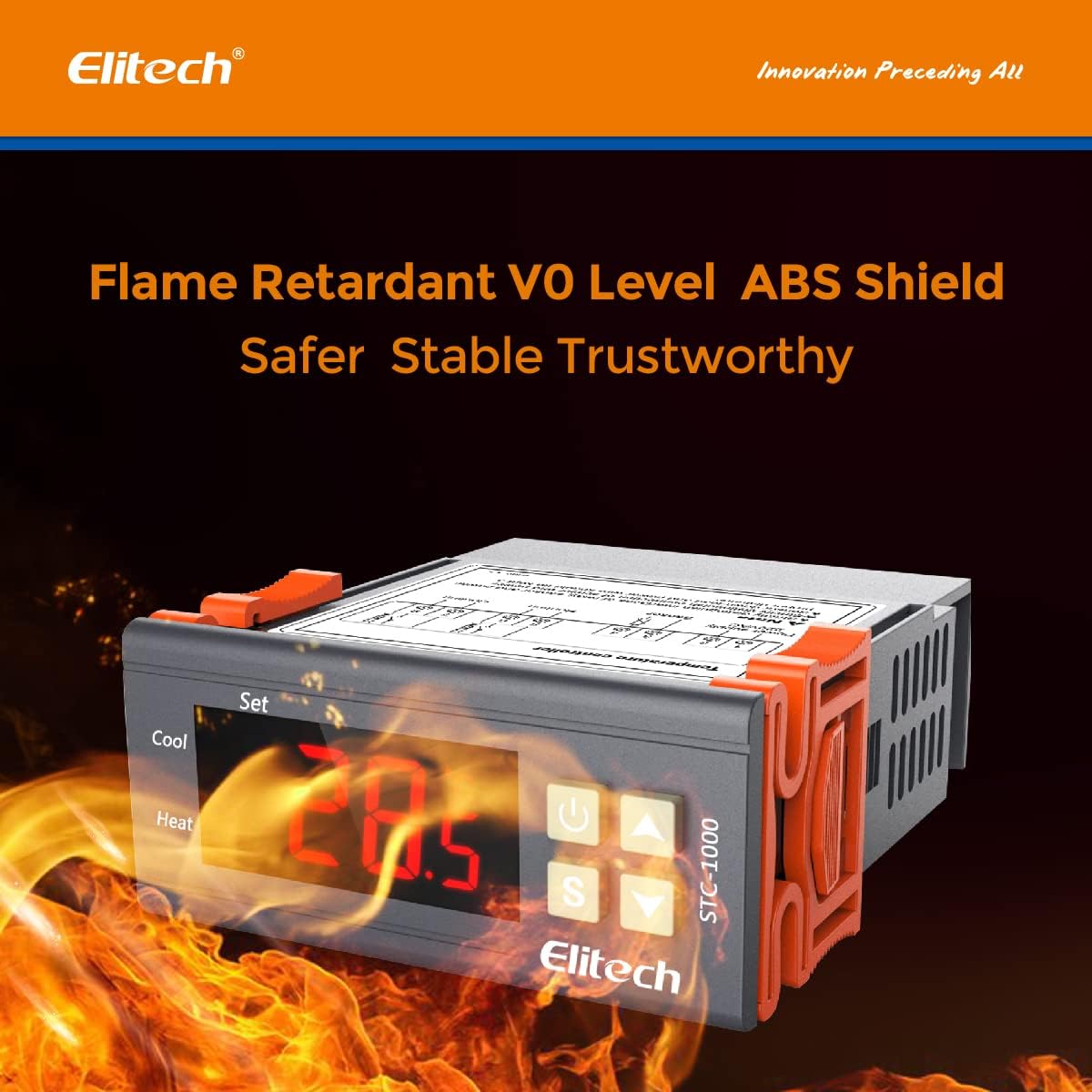 Elitech STC-1000 Temperature Controller Origin Digital 110V Centigrade Thermostat 2 Relays : Everything Else