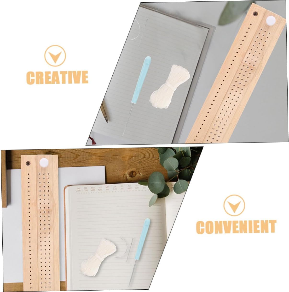 Adjustable Bookbinding Tool Set for Diary Paper and DIY Crafts