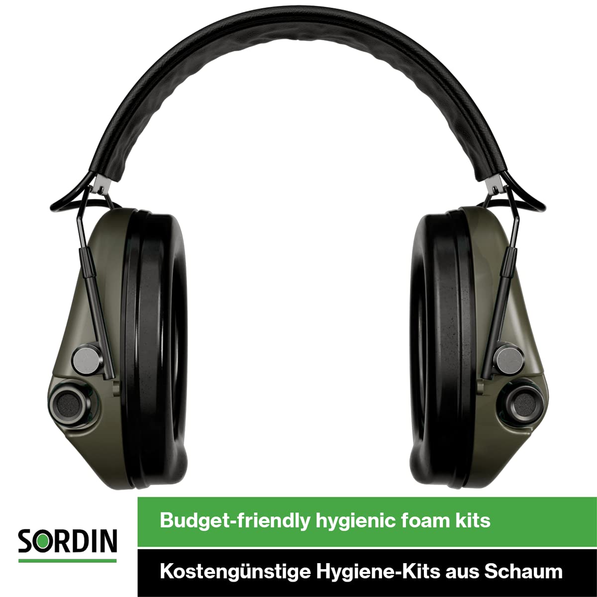 Sordin Supreme Pro-X Slim Active Ear Defenders - ARC Rail