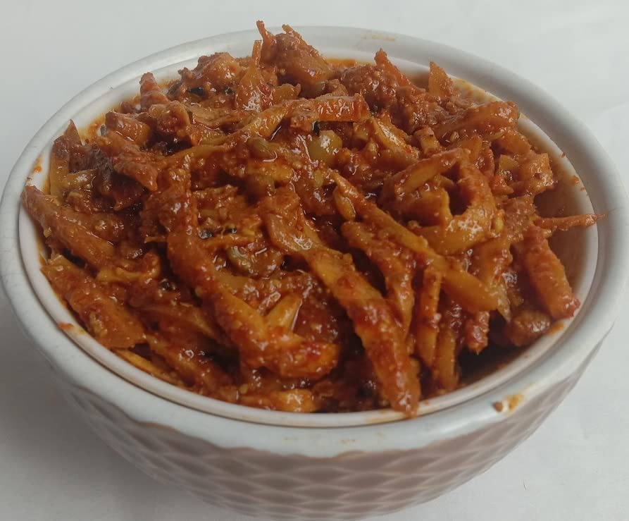 Miniatura 5 de Punjabi Ginger Pickle - Jengibre fresco caseroAdrak Ka Aachar (400G) - Receta de la madre  Pepinillo orgánico del norte de la India  Pepinillo de