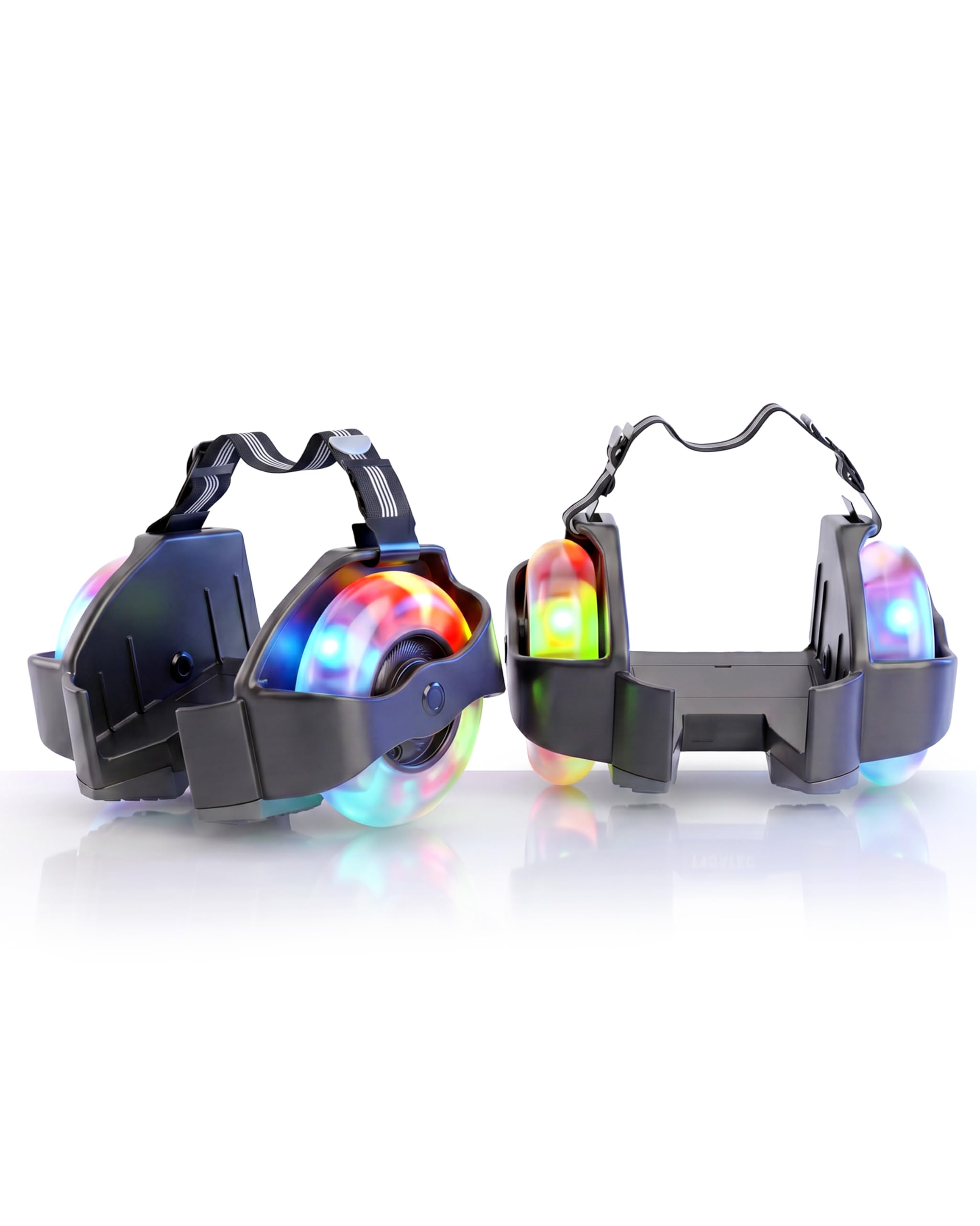 Tygatec Flashing LED Wheels Roller Skates - Light-Up Adjustable Skates for Kids & Adults - Glowing Colorful Wheels for Night Skating - Inline Skates with Illuminated Wheels for Fun Outdoor Activities-image-44