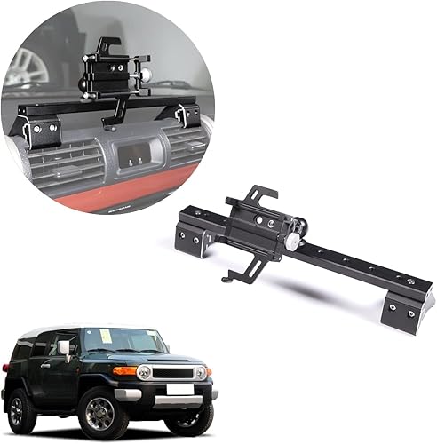 Soporte para teléfono de automóvil compatible con Toyota FJ Cruiser 2007-2021, consola central de automóvil, manos libres, rejillas de ventilación,