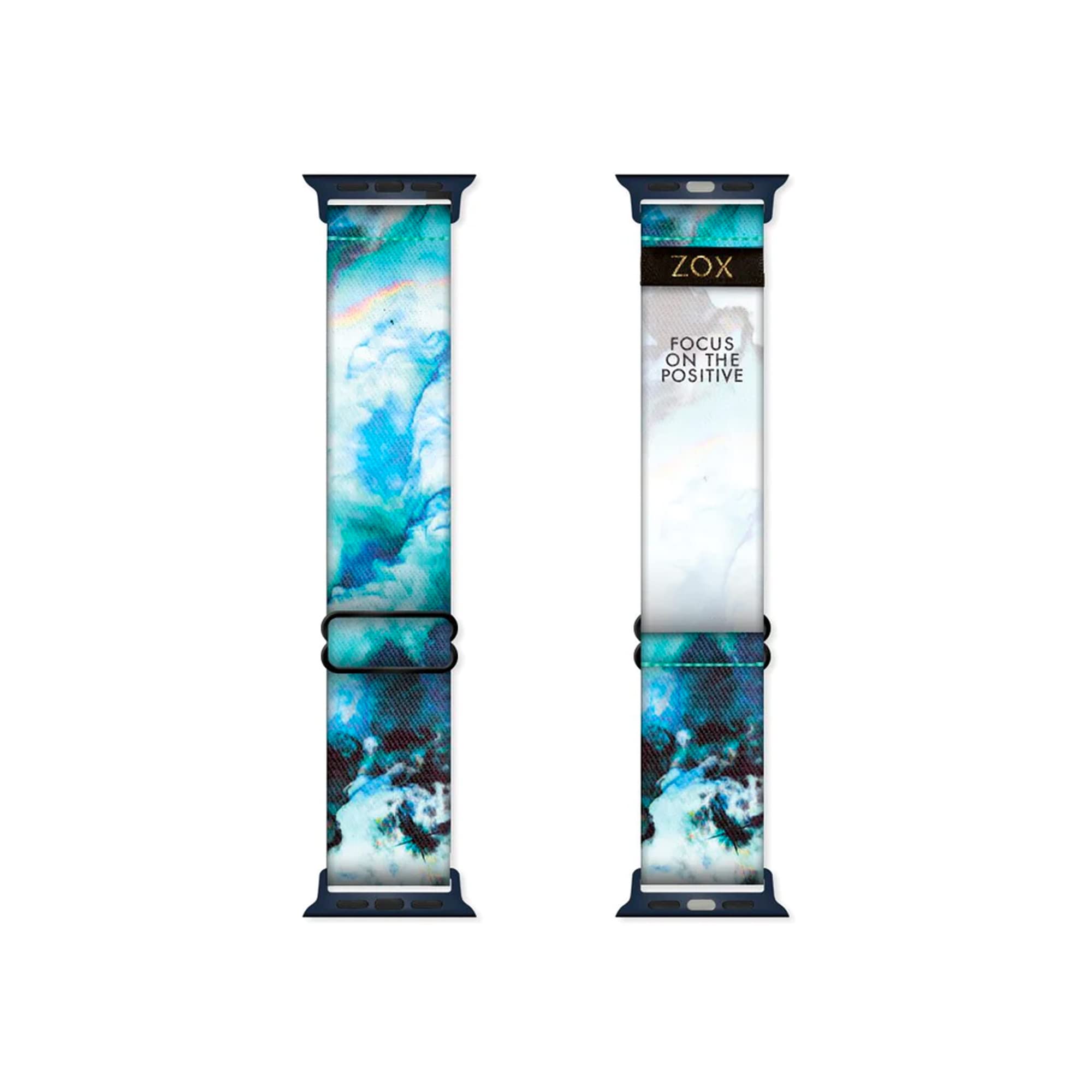 ZOXInspirational & Motivational Apple Watch Band – Uplifting, Stretch Watch Bands with Positive Affirmations made from Recycled Plastic – Gifts for Men, Women & Kids