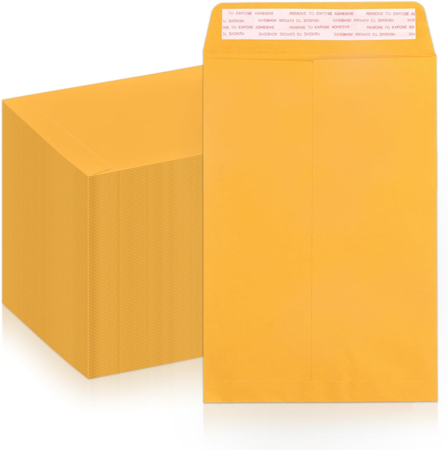 6x9 Manilla Envelopes Self Seal 250 PCS, Goefun Small