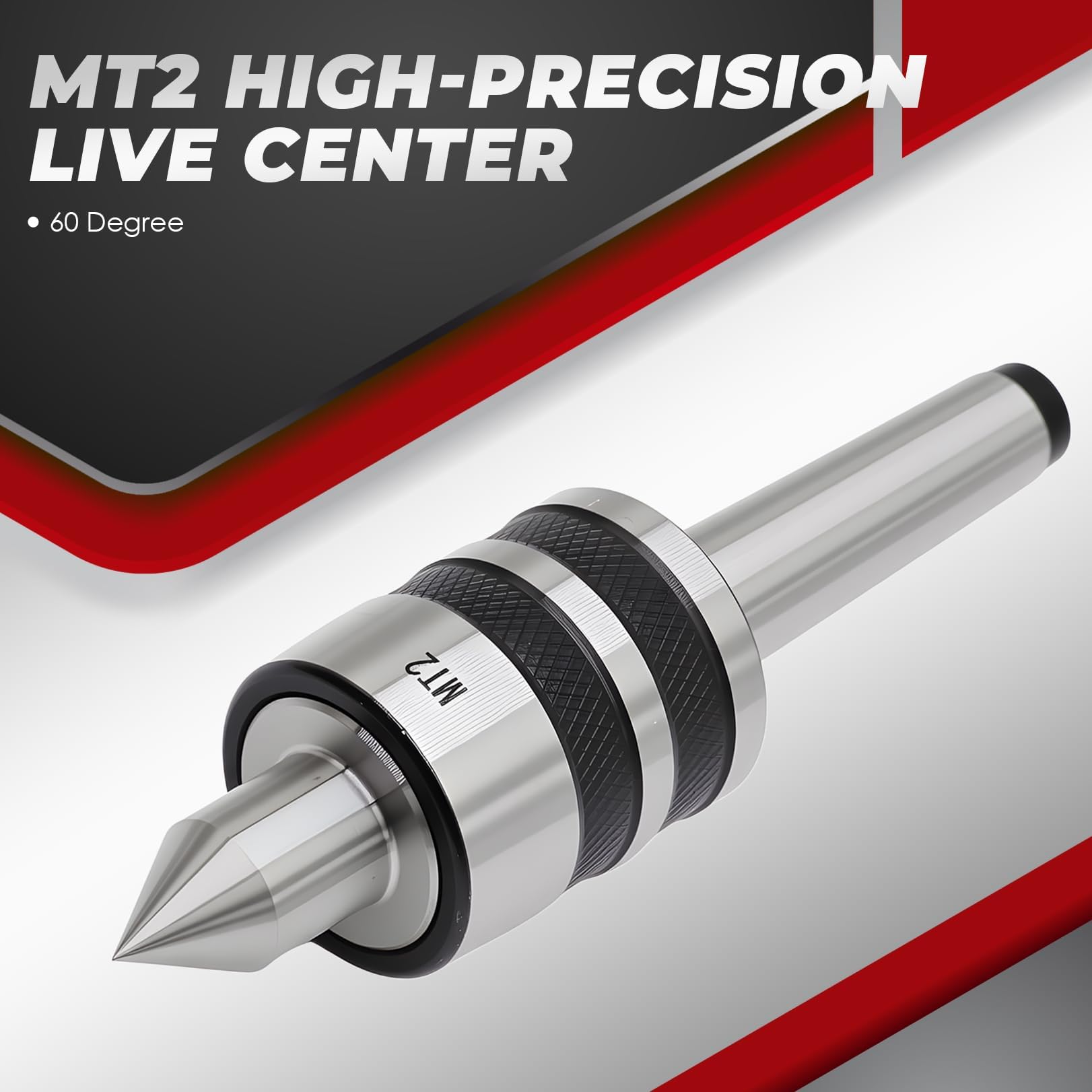 Nakkaa MT2 Live Center - Triple Bearing Lathe -5