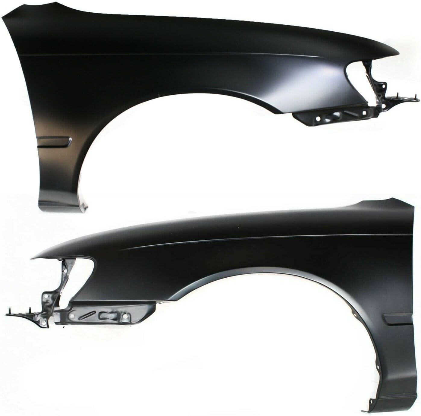 Quarter Panel Set of 2 Front Right Left Primed Steel without Holes Repair Patch for Toyota for Corolla LE 1995 Base/DX 1993-1997 Car