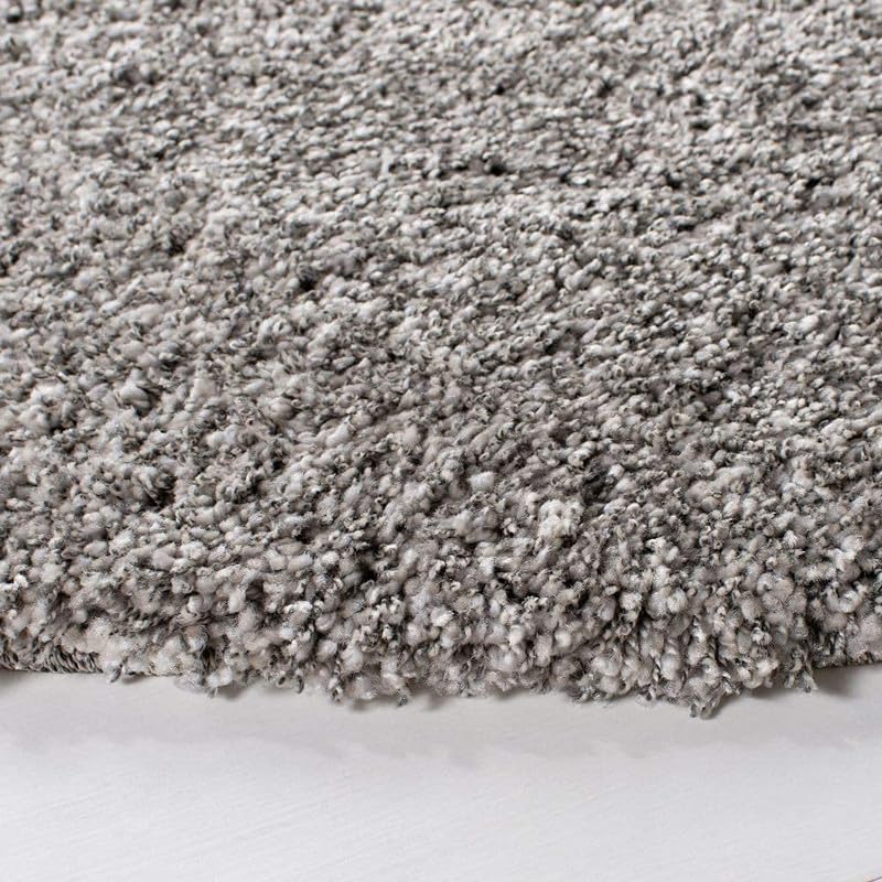 Rentoor_Carpet Soft Modern Shaggy Round Carpet for Living Room, Round Carpet Comfy for Bedroom, Home Decorate Floor Kids Playing Mat (Grey 2x2 Feet) 2