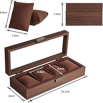 Amazon.co.jp: Baskiss 高級木製時計ケース 4本 腕時計収納ボックス Amazon.co.jp: Baskiss 高級木製時計ケース 4本 腕時計収納ボックス