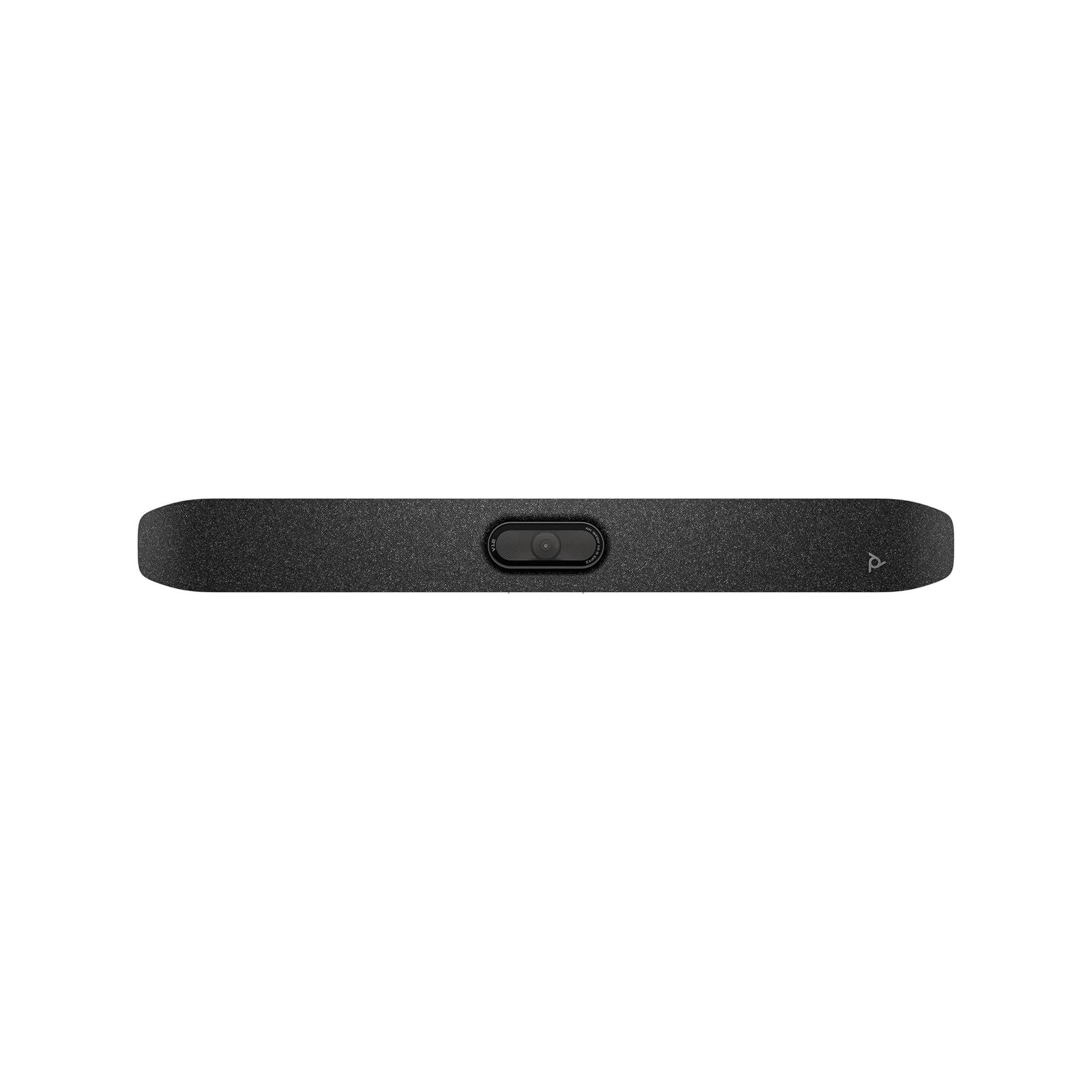 Poly Studio V12 Barra de vídeo USB para Salas pequeñas, 4K 20MP, visión 120º, reducción de Ruido, para Zoom, Teams
