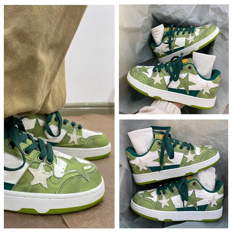 Retro Star Shaped Platform Shoes Retro Platform Sneakers Women's Fashion Skateboard Walking Shoes Women's Fashion Casual Aesthetic3