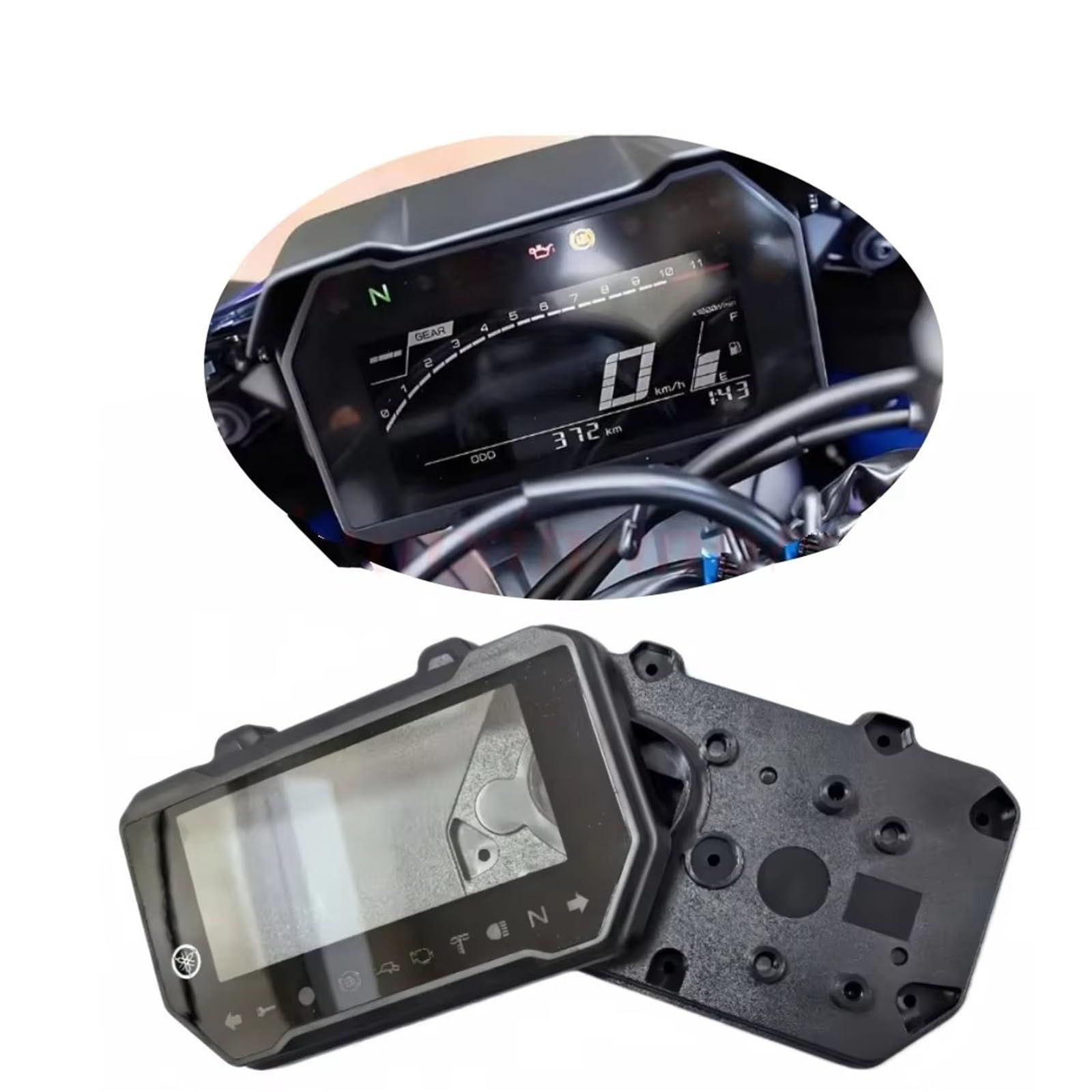 Tachimetro Cassa Compatibile Con YAMAHA Per YZF-R7 2022-2025 Tachimetro Custodia Contagiri Copertura Dello Strumento