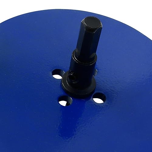 Vista 165 de Luomorgo - Sierra perforadora de 4 pulgadas/100 mm, acero de alta velocidad, profundidad de corte 1 1/4 pulgadas, adaptador de broca hexagonal