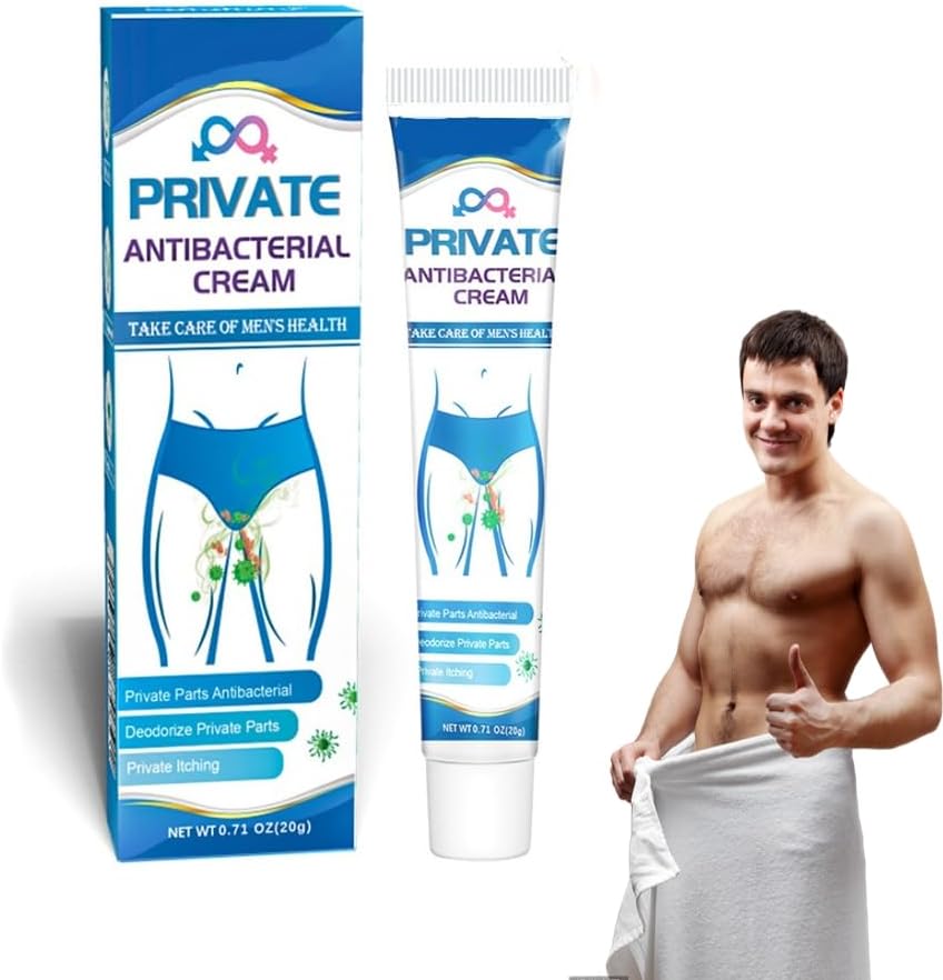Private Antibacterial Cream, Itch Relief Cream Antifungal Cream Men