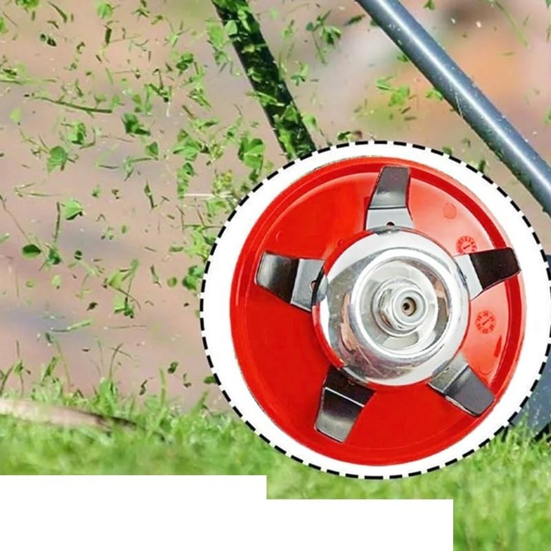 Compatibile con la testina a doppio scopo for diserbo e disco da taglio | Disco tagliente bidirezionale for attrezzature da diserbo e pulizia esterni(Head with 4 Parts)
