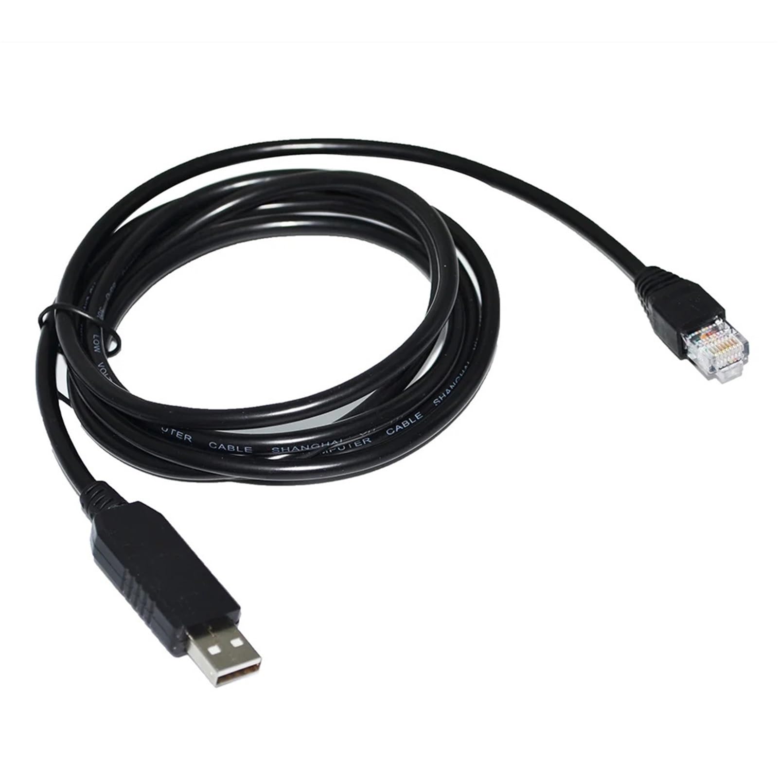 CABLE DE CONSOLA ADAPTADOR USB 2.0 A RS232 RJ45 CAT5(1.8m)