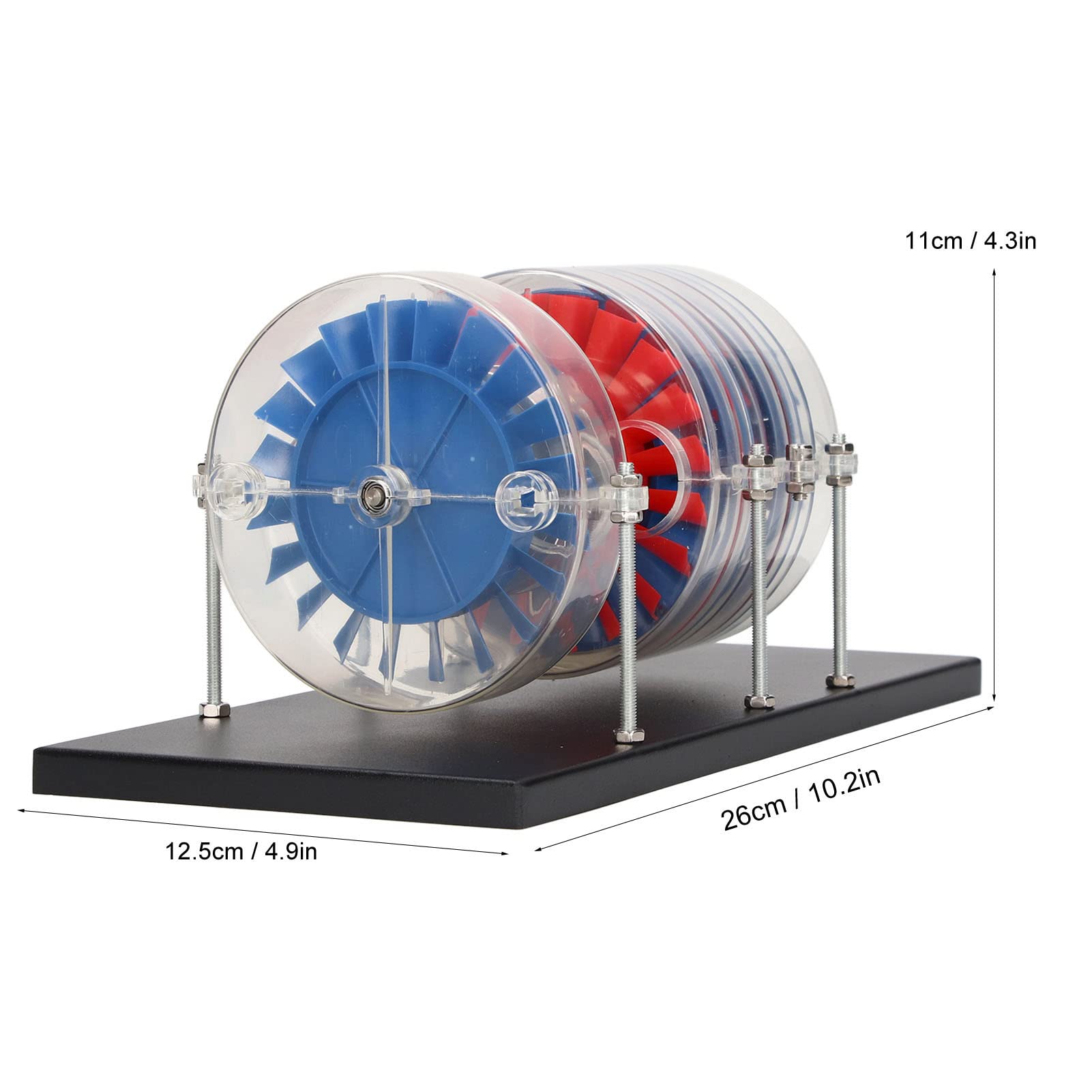 CHICIRIS Modèle Expérimental de Turbine à Vapeur, Instrument D'enseignement de la Physique Magnifiquement Conçu pour les Projets Scientifiques des Enfants - 816g