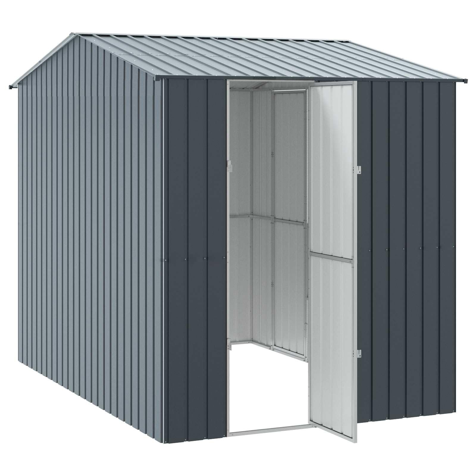 Vogelkäfig Anthrazit 215 x 310 x 247 cm Verzinkter Stahl,Tier- & Haustierbedarf,Haustierbedarf,Vogelbedarf,Vogelkäfige & -ständer,Anthrazit,107.55 kg-3325159