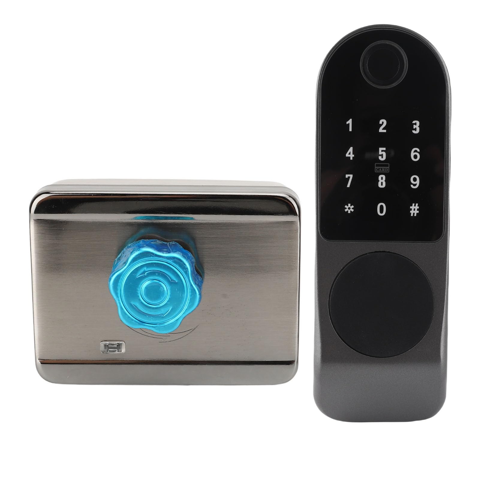Asixxsix Smart Lock di Sicurezza, Serratura con Catenaccio con Ingresso Senza Chiave e Impronta Digitale con Controllo APP e Metodi di Sblocco Multipli per la Porta d'Ingresso dell'appartamento