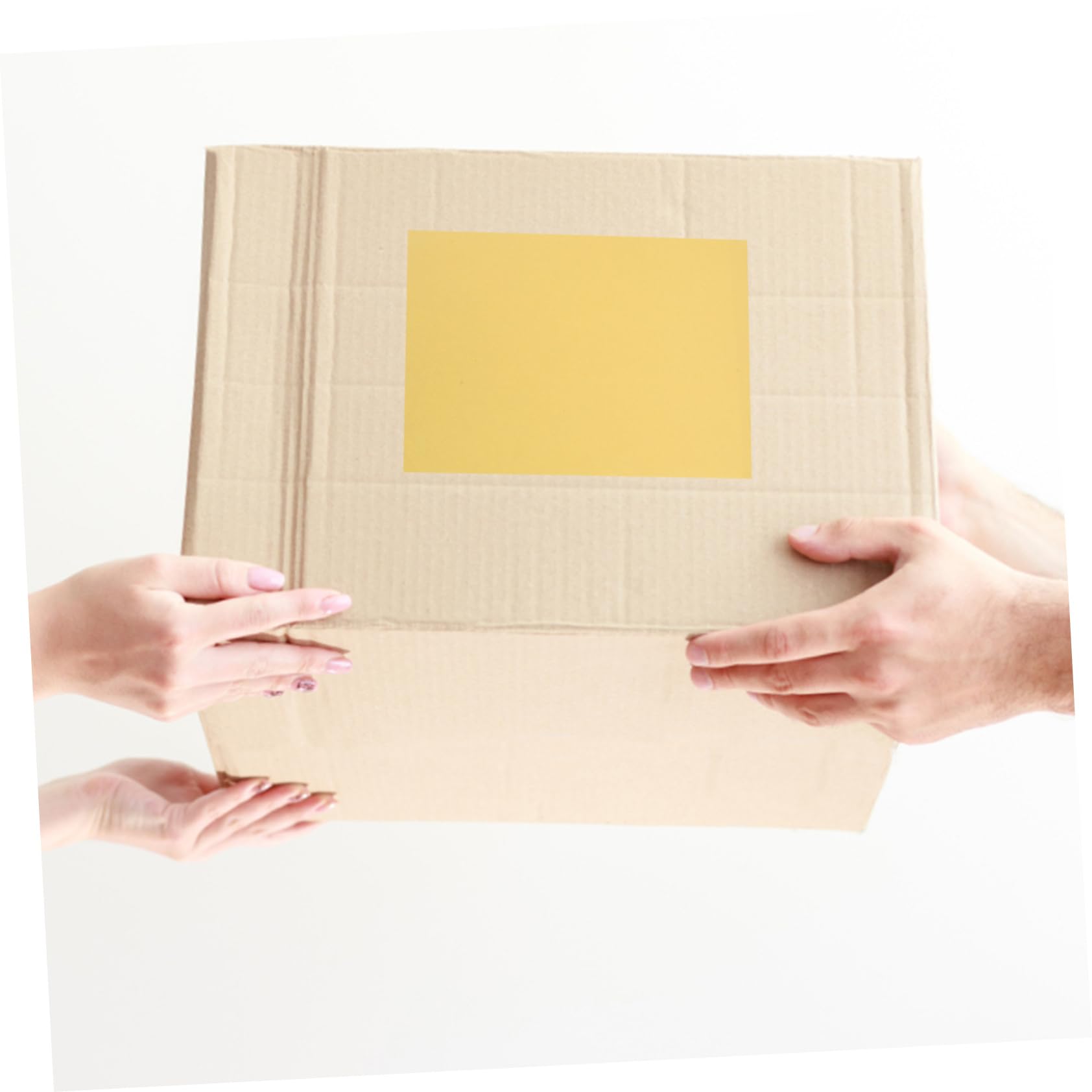 STOBOK 100fogli Buste per Spedizione Carta Adesiva Vuota Stampabile Adesivi per Stampa Etichette Adesive in Carta Magnetica Rustica Compatibile Stampanti e Macchine da Taglio per Arti