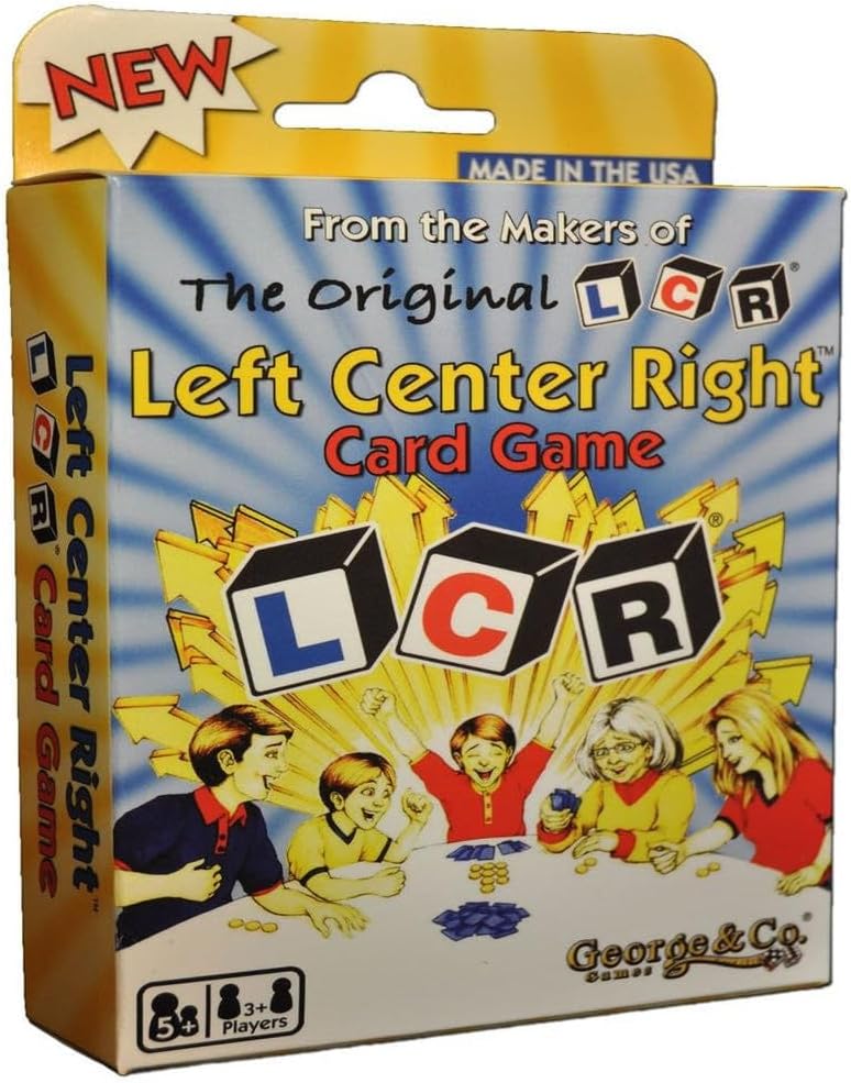 George & Company LLC LCR Left Center Right Card Game New!