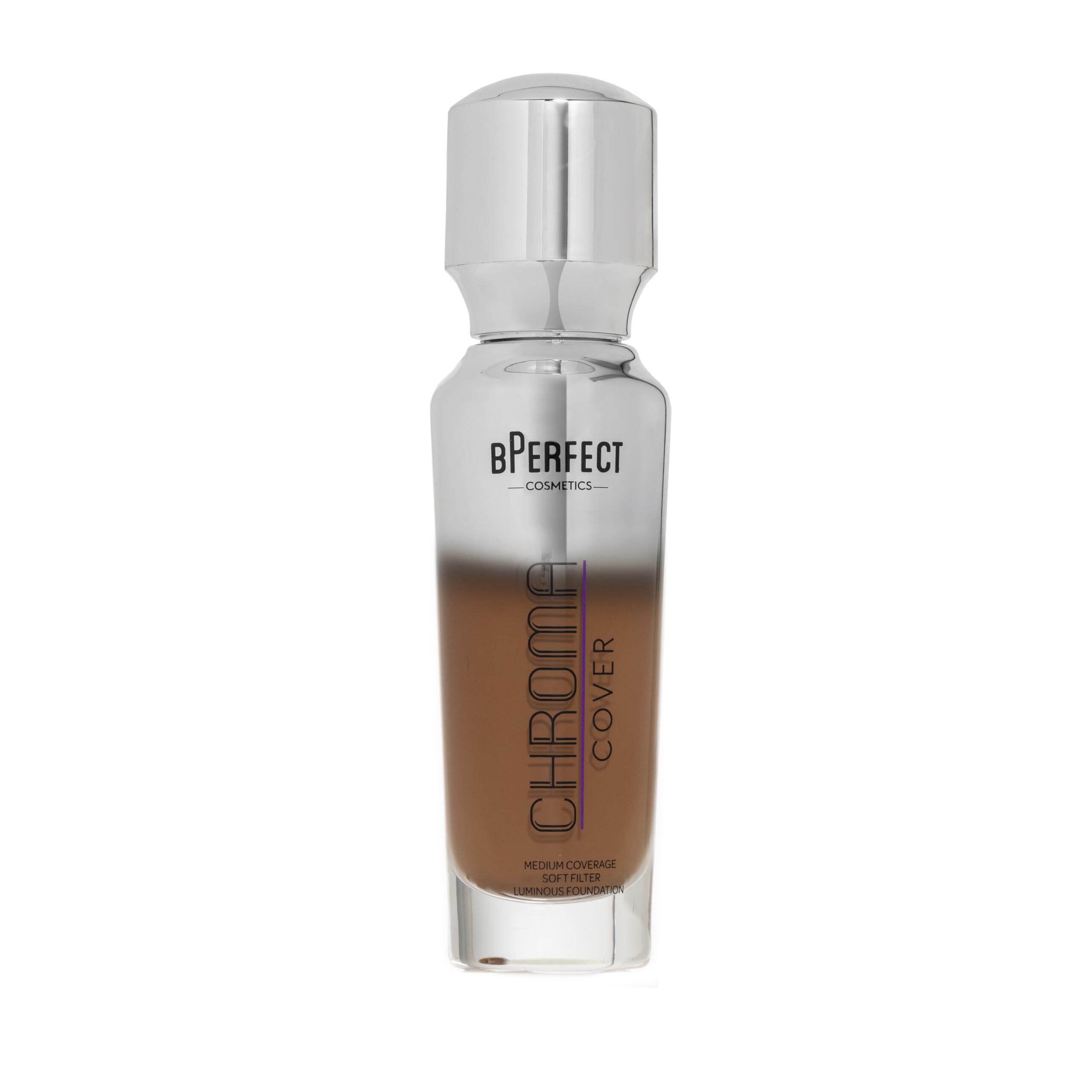 BPerfect Chroma Cover Luminous Foundation - Radiant Filter Finish, Buildable Coverage - Shade 29 - W12 Deep Warm Golden Olive