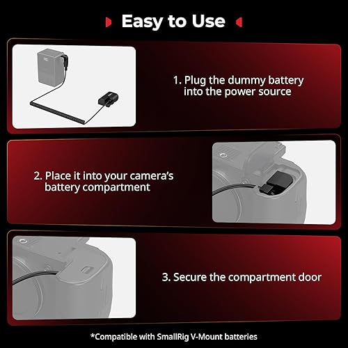 Vista 14 de SmallRig D-TAP - Batería de repuesto para Canon LP-E6NH, para Canon R6 Mark III, R5, R5 C, R6, R7, R, 5D II/III/IV, 6D, 6D II, 7D, 7D II, 60D, 60Da