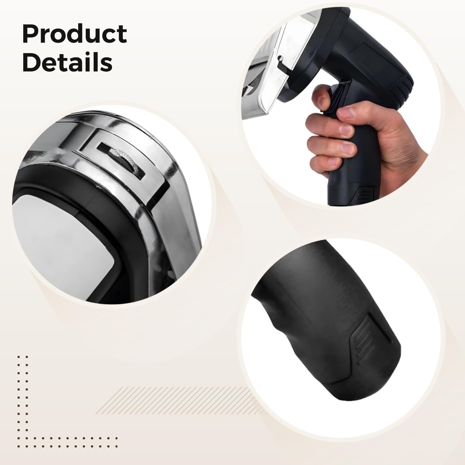 Cordless Electric Kebab Slicer, Wireless Meat Cutter, 115-Minute Runtime, 80W Power, Includes 2 Blades, Ergonomic Handle for Easy Handling