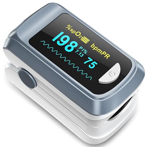 Fingertip Pulse Oximeter Blood Oxygen Saturation Monitor Pulse Ox, Heart