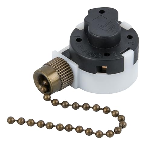 Miniatura 1 de ZE-268s2 - Interruptor de ventilador de 3 velocidades, 4 cables, piezas de repuesto para ventilador de techo, accesorios para lámpara de ventilador,