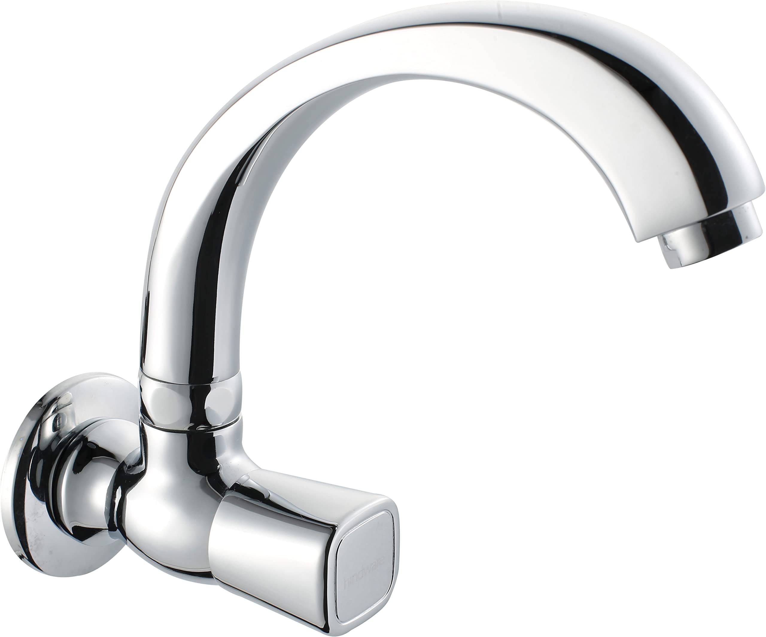 Hindware F740024CP Dove Kitchen Sink Tap with Swivel Spout (Wall Mounted), Brass with Chrome Finish (B0BCQTKNW7) Amazon Price History, Amazon Price Tracker