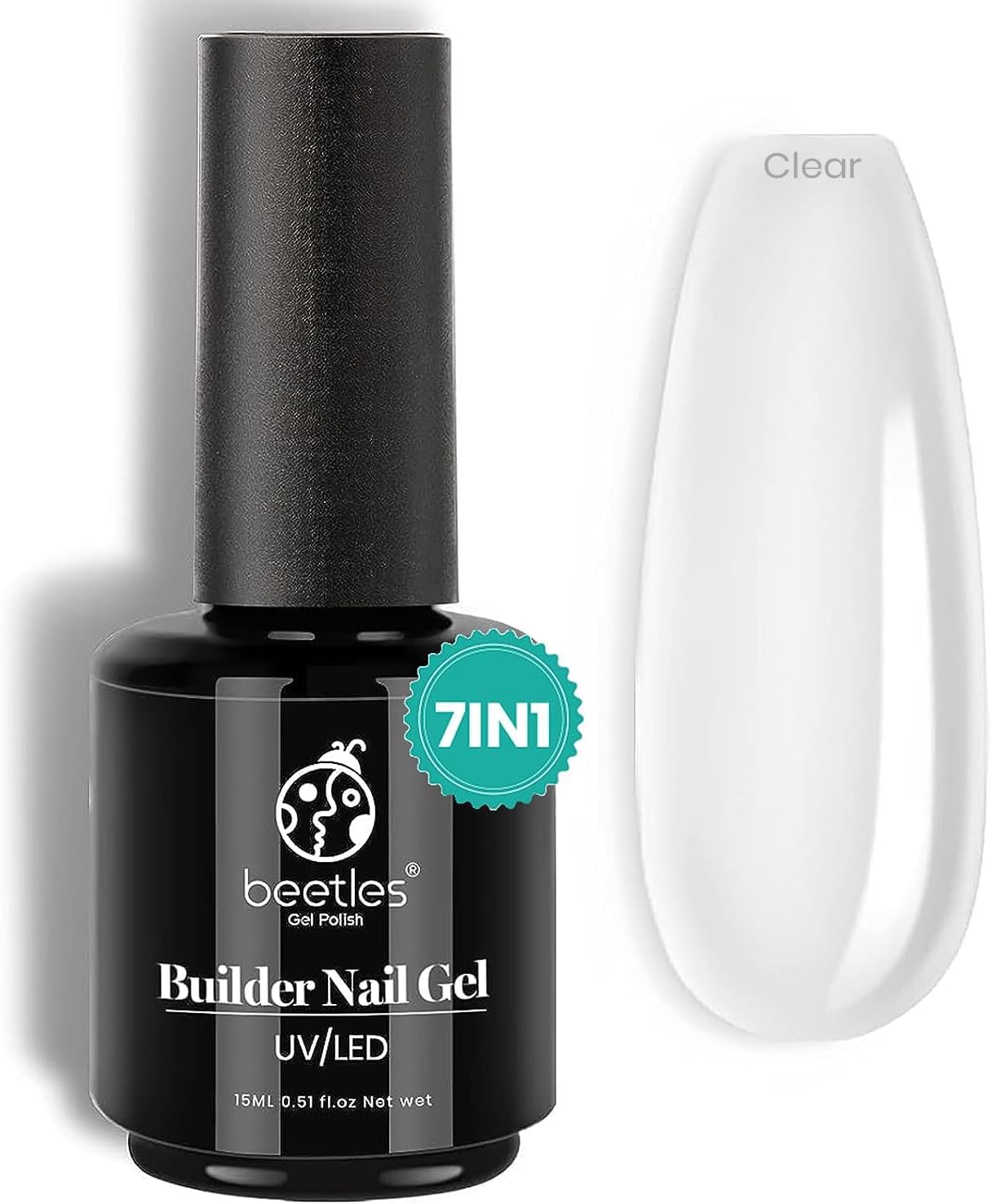 Beetles 7-in-1 Clear Gel Nail Builder and Strengthener