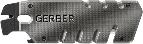 Miniatura 3 de Gerber Gear Prybrid Utility Cúter con barra de palanca, cuchillo multiherramienta de bolsillo con hoja retráctil, cuchillo para uso diario, gris