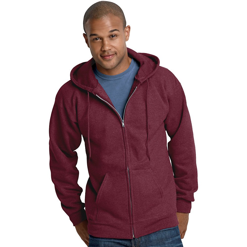 HanesMen's Full Zip Ultimate Heavyweight Hoodie