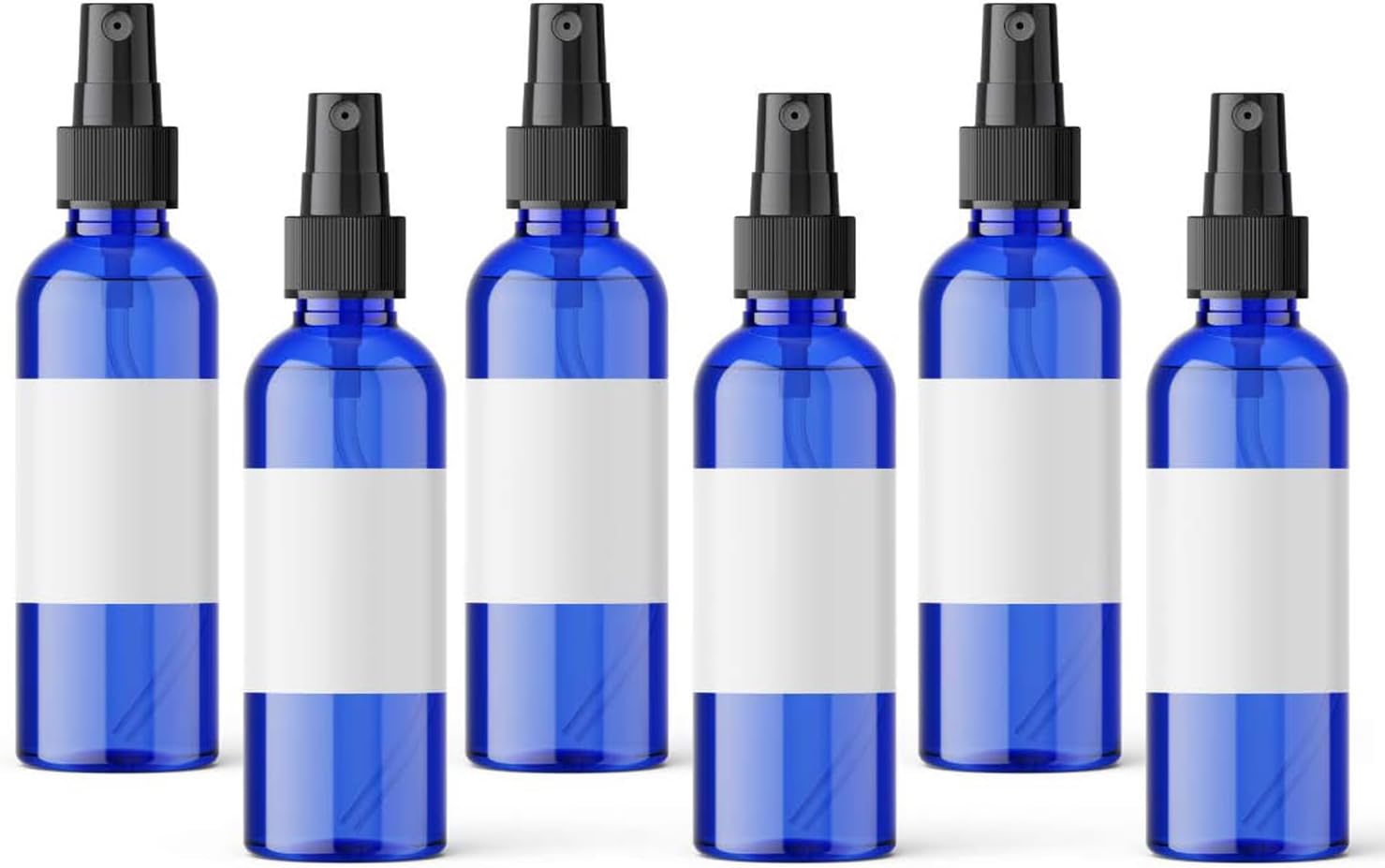 SMART SOLUTIONS Small Mini Plastic Spray Bottles, 2 oz 6