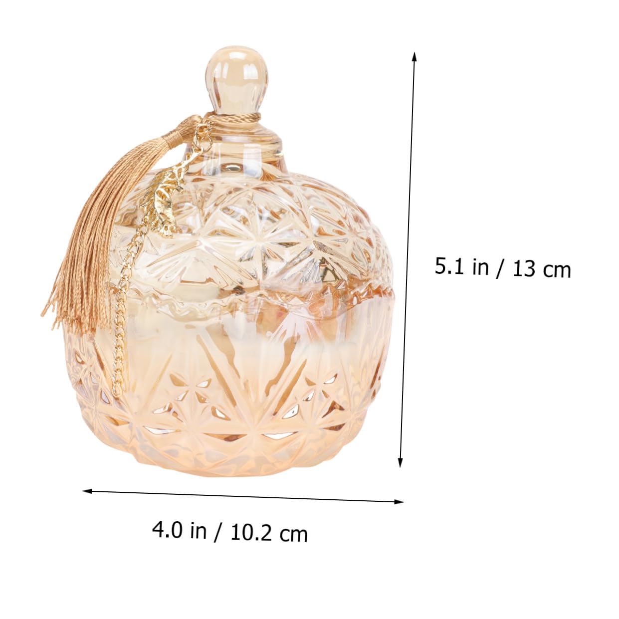 Toyvian Candela Profumata di Cera di Soia Rosa senza Fumo per Atmosfera Romantica, Elegante e Delicata Decorazione per Casa, Confezione
