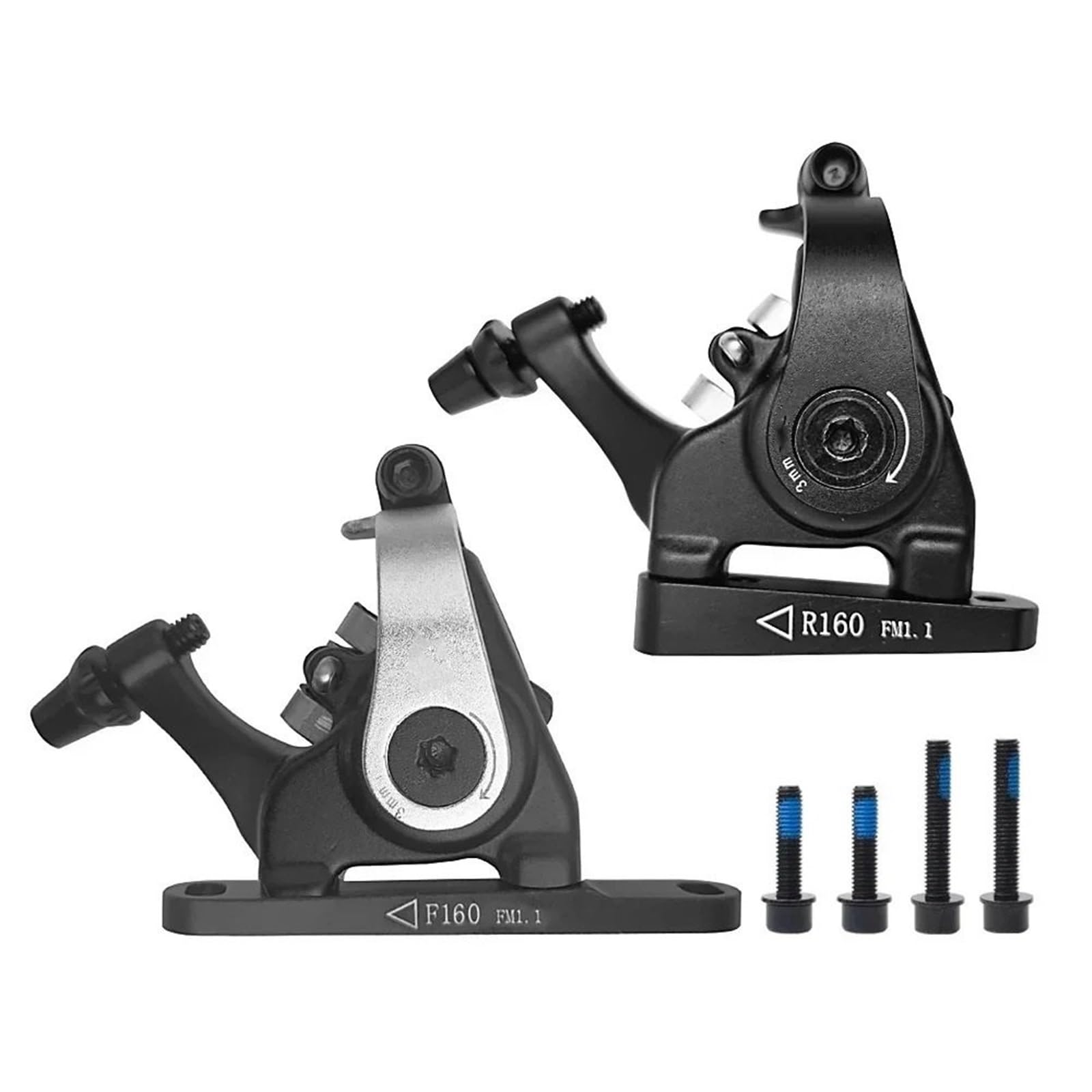 Hamulec rowerowy szosowy zacisk mechaniczny podwójny tłok 140mm 160mm hamulce dwustronne do roweru szosowego DB700 jazda na rowerze Bęben HamulACcowy Rowerowy