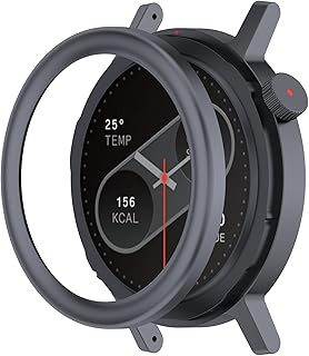 For CMF Watch Pro2用メタルベゼル For CMF Watch Pro2用交換ベゼル+強化フィルム スクリーンプロテクター 交換用ベゼル 腕時計ベゼル ケース 時計パーツ ベゼル ケースパーツ ベゼルリング ケース スマートウォッチ メタルケース キズ防止 耐衝撃 防塵 保護カバー 取り付け簡単 スマートウォッチアクセサリー (グレー)