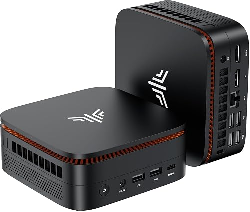 NiPoGi P1 Mini PC AMD Ryzen 3300U(4C/4T,up to 3.5GHz), Mini PC Windows 11 Pro 16GB RAM 1TB M.2SSD,4K Triple Display/LAN/WiFi/BT/USB3.2 Type-C/HDMI 2.0/DP 1.4 Mini Computer for Home Office